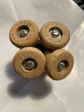 4 Vintage Velox Bar End Plugs White Road Handlebar Caps 1970s