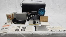Polaroid Automatic 215 Land Camera w/ Case Flash Cold Clip Manuals Untested...