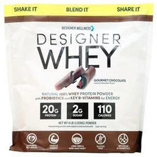 Designer Protein Designer Whey Natural 100% Whey Protein Gourmet Chocolate 4 lbs