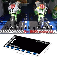 Garage parking Pit Mat For BMW motorrad Motorcycle Workshop Showroom Carpet