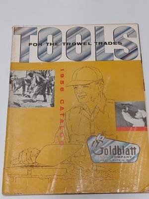 Goldblatt 1956 Concrete Tool Catalog Trowel Trades Kansas City