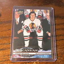 Upper Deck Series 2 UD Canvas Doug Wilson Chicago Blackhawks #C-248