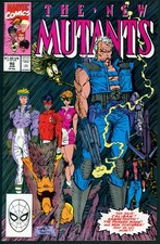 NEW MUTANTS #90 - 1990 - 9.2+ - Rob Liefeld cover - Cable, Warlock, Sunspot