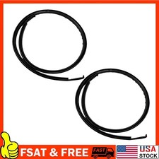 Black Roof Trim Molding Kit 2pcs Replacement Fit For Toyota Corolla 2003-2008
