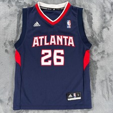 Atlanta Hawks Adidas Basketball Jersey Youth Small Kyle Korver #26 Vintage