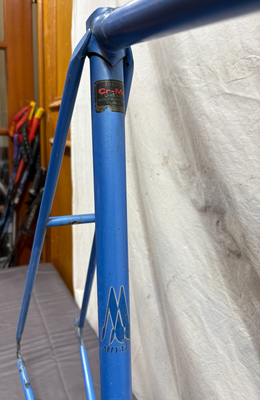 Vintage Miyata 62cm C-C Lugged CrMo Road Bike Frame/Fork Headset