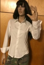 camicia bianca cotone donna USATA COME nuova  tg s o m