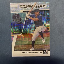 2021 Donruss Xander Bogaerts Dominators Insert Vector Parallel Red Sox Padres