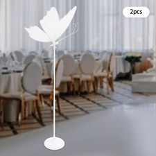 2*Creative Wedding Butterfly LED Floor Lamp Butterfly Hanging Light Decor Props
