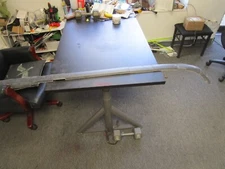 66/67 corvette press molded fiberglass front side fender bonding strip drivers