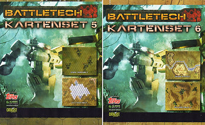 BUNDLE-2 x BATTLETECH KARTENSET-#5 & #6-Tabletop Gaming Map´s-Miniatures-neu-OVP