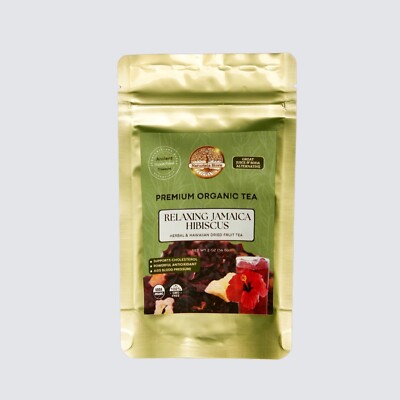 Organic Hibiscus & Hawaiian Dried Fruit Herbal Tea 2oz