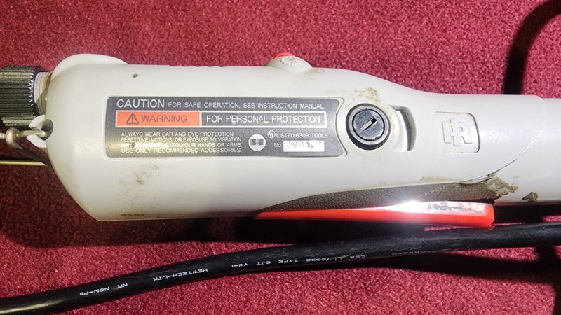 INGERSOLL RAND 115V EL2612N ELECTRIC SCREWDRIVER 1200/MIN