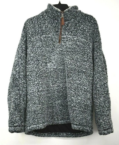 Mock Neck Pullover Jacket Sherpa 