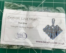 Image of Beadspider - Crystal Love Heart pendant kit - various colours