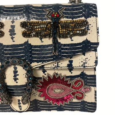 Gucci 2017 Dionysus Medium Snakeskin Dragonfly Shoulder Bag | eBay