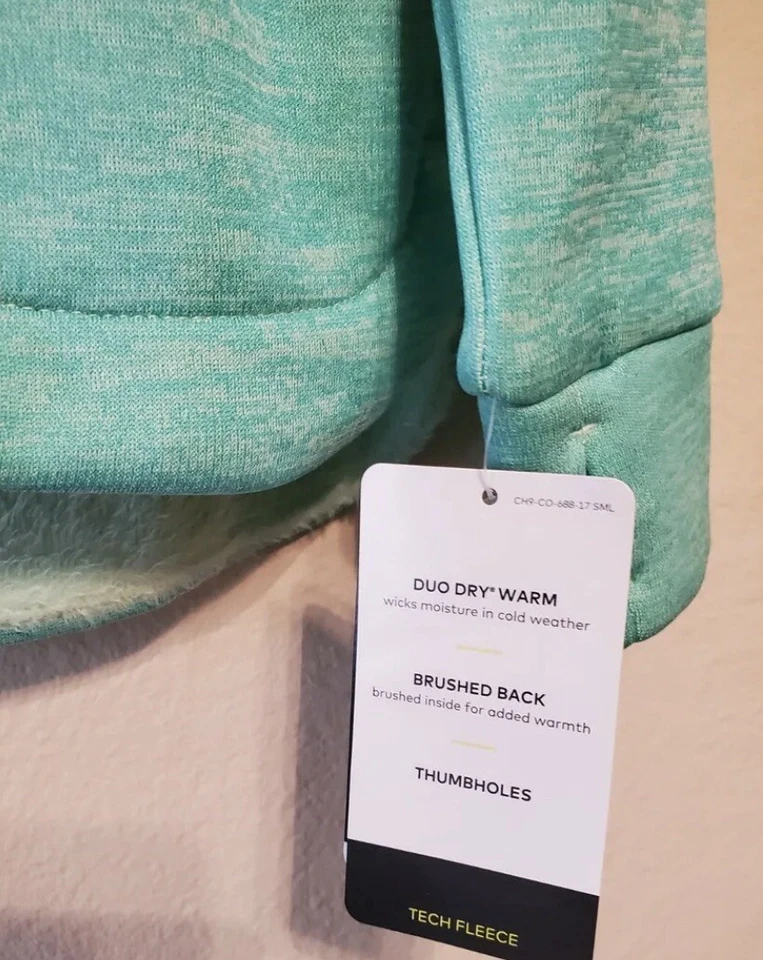 NUEVO Niñas Niños C9 Champion Acogedor Polar Pullover Sudadera con Capucha Verde Menta Talla Pequeña Foto 2 de 2