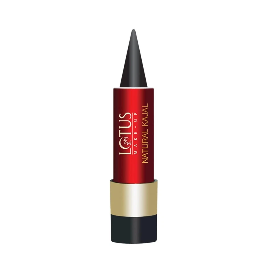 Lotus Makeup Natural Kajal, Black, 4g Pack of 2 Free Shipping - Image 2 of 4
