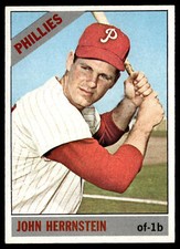 1966 Topps John Herrnstein #304 Philadelphia Phillies