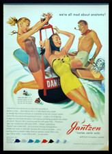1948 Jantzen Summer Swim Clothes 1948 Vintage Print Ad Fashion