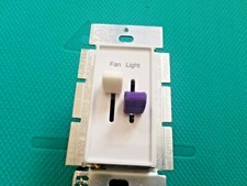 LUTRON Skylark DUAL SPLIT DIMMER replacement Slider HALF KNOBS 1 pair 1 3d part