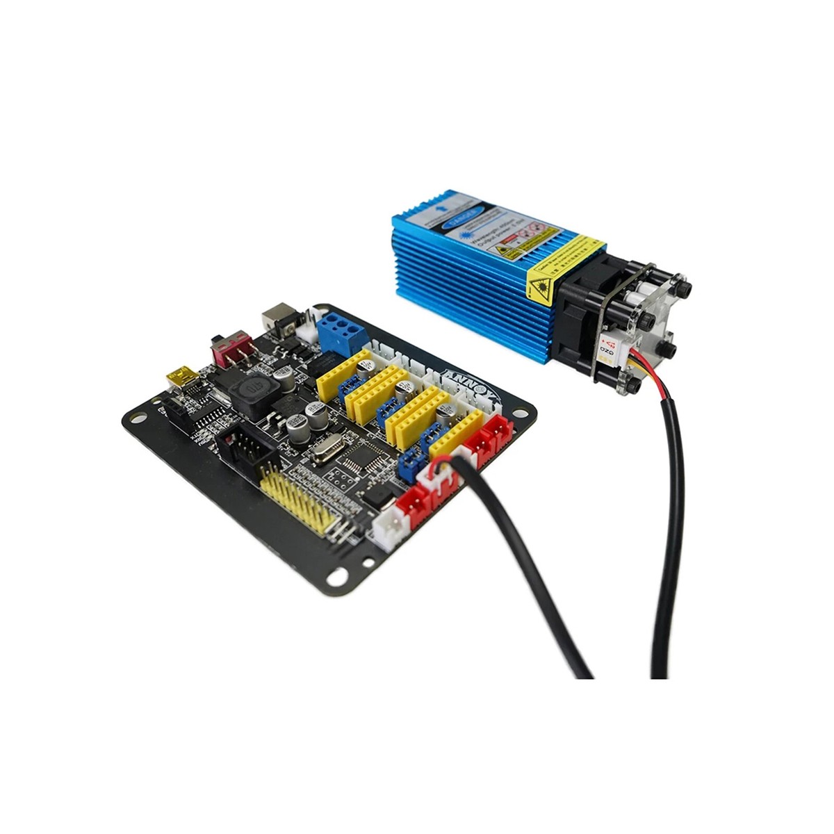500mW 405nm 12V Blue Violet Laser Module w TTL PWM Control For