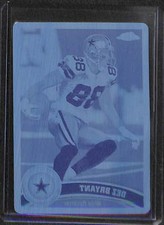 2011 Topps Football Cyan Printing Plate #91 Dez Bryant No 1 of 1