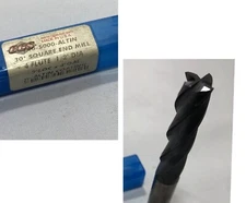 CGS END MILL DIA1/2 - SHANK1/2 - LOC 2 - OAL 4 - FLUTES 4  Machine Bit