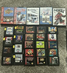 Sega Genesis Model 2 W/ 28 Games!! Everything Tested And Working. 