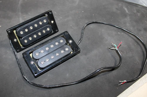 2 Dimarzio Pickups by Steven Blucher Paper Patent labels 1985 & 1999 9.5K, 7.8K