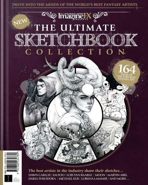 ImagineFX Presents THE ULTIMATE SKETCHBOOK COLLECTION The Best Fantasy Art @ NEW