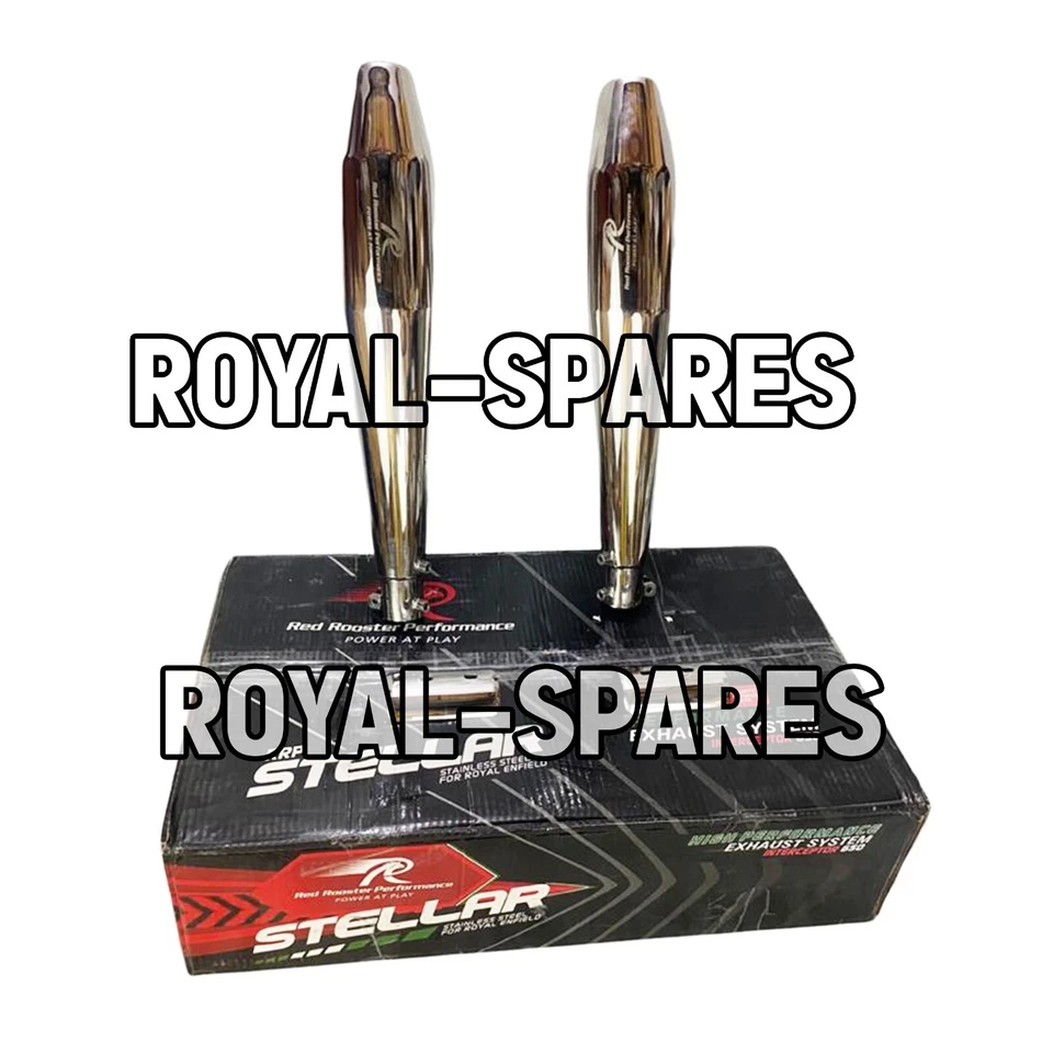 Royal Enfield "RED ROOSTER PERFORMANCE STELLAR EXHAUST" For INT 650 & GT 650 - Image 2 of 4