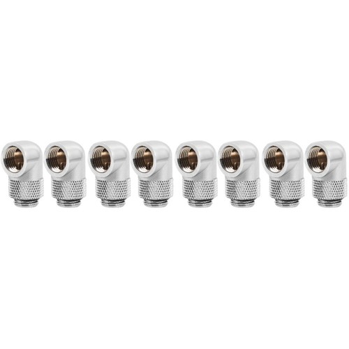 Set of 4 Elbow Refroidi Par Ordinateur Raccords De Refroidissement Eau - Photo 3/12