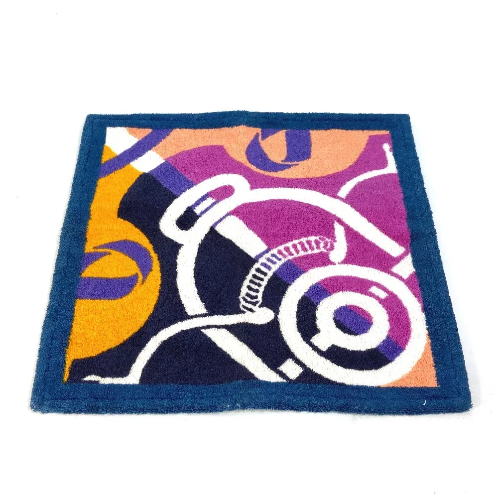 HERMES Carr de Plage square hand towel towel cotton Multicolore