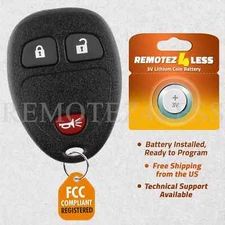 Replacement for Buick Cadillac Chevy GMC Keyless Entry Remote Car Key Fob 3b