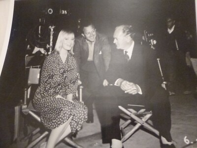 Der blaue Engel mit Quark Jurgens & May Britt EDWARD DMYTRYK handsigniertes Foto