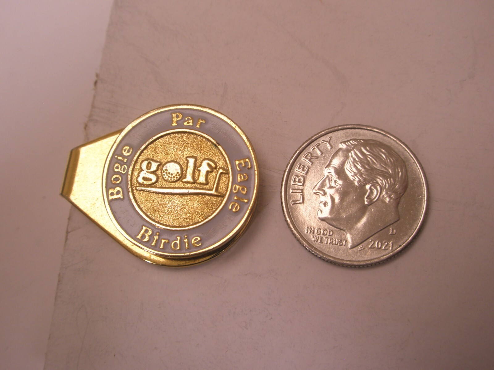 Golf Marker Birdie Bogie Par Eagle Vintage Hat Clip o12