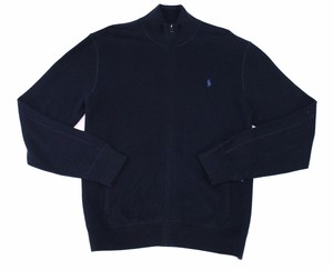 navy blue polo pullover