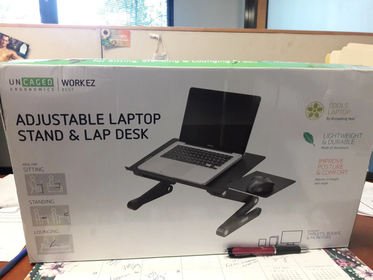 WorkEZ Best Adjustable Laptop Stand Ergonomic Lap Desk For, 54 OFF