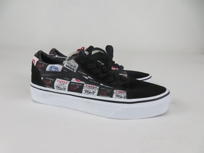 Vans Womens Shoes Love Letters Black Canvas Sk8 Low