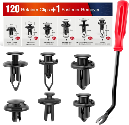 Car Retainer Clips Fastener Remover 6.3Mm 8Mm 9Mm 10Mm Expansion Screws Replacem - Picture 3 of 12