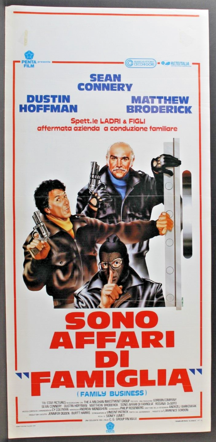 Locandina originale film Sono affari di famiglia (1989) - Regia di Sidney Lumet