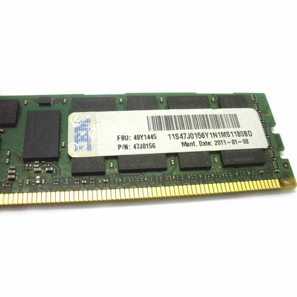 IBM 49Y1445 Memory 4GB 2Rx4 PC3-10600 DDR3 - Image 4 of 4