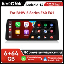BroGotek For BMW X5 E70 X6 E71 CCC 12.3" Android 14 6G 64GB Car GPS Stereo Radio