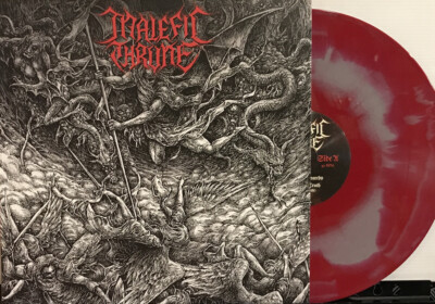 Malefic Throne   Malefic Throne LP 2022 Hells Headbangers HELLS MLP 061 Red/Gray
