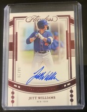 2023 Panini Flawless Jett Williams Ruby Hard Signed 10/20