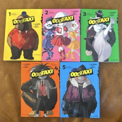 Odd Taxi Vol.1-5 Complete set Japanese Manga ComicOriginal Anime