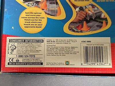 Mattel Boardgame Toy Story 2 - Cone Crossing Game 1999