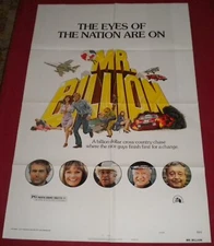 Mr. Billion Movie Poster 27x41 S/S Folded Valerie Perrine Jackie Gleason    Hill