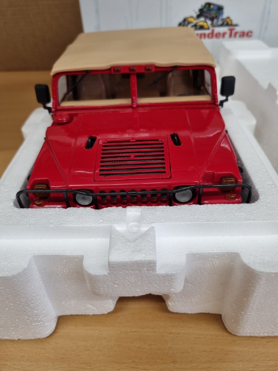 1/18 EXOTO THUNDER TRAC AM GENERAL HUMMER SOFT TOP RED 28697/01805